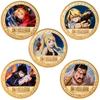 Steel Commemorative Coins, Anime Coins, Peripheral Commemorative Coins, Die Cast Metal Coins, Badges, Gifts