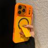 Contrast Color Magnetic Stand Case for Apple iPhone 13/14Pro/15/16 Pro Max - Drop-proof and Creative Design
