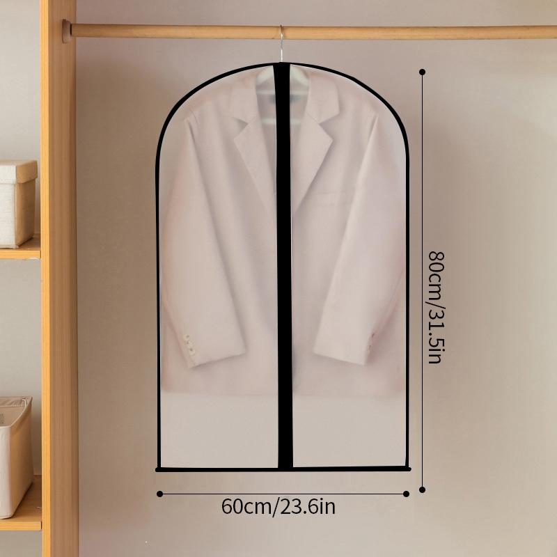 Dustproof Clothing Covers Waterproof Clothes Dust Cover Coat Suit Dress Protector Hanging Garment Bags Closet Organizer
