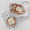 Cute Bread Doll Coin Purse Mini Pouch Keychain