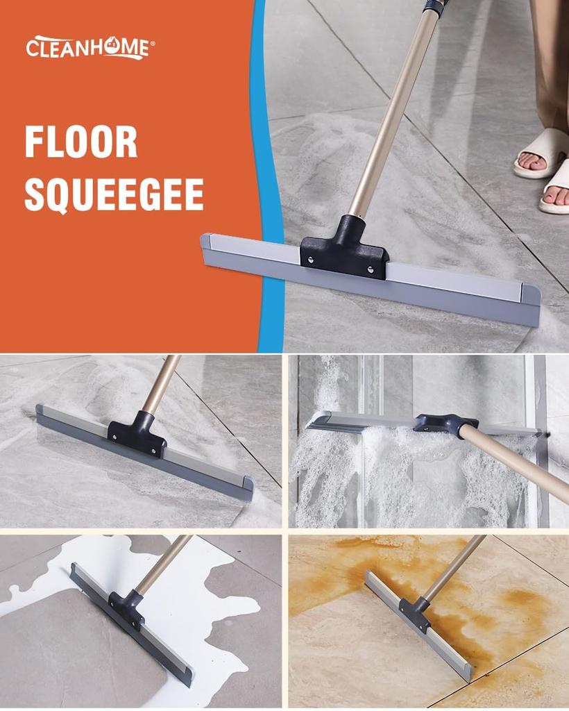 CLEANHOME Tørr Drenering Gulv Glassgulv Egnet for Skumgummi Vinduvisker, Vinduvisker, Skrape, 113-140cm, Uttrekkbar, Vinduvisker, Vinduvisker, Skrape, Balkong,