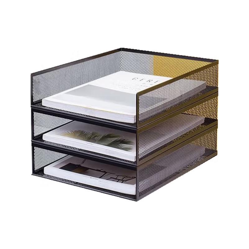 HUA JIE Multi-layer Metal Desktop File Organizer