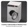 Miniature Front-Loading Washing Machine Compact for Dioramas, Diorama Makers