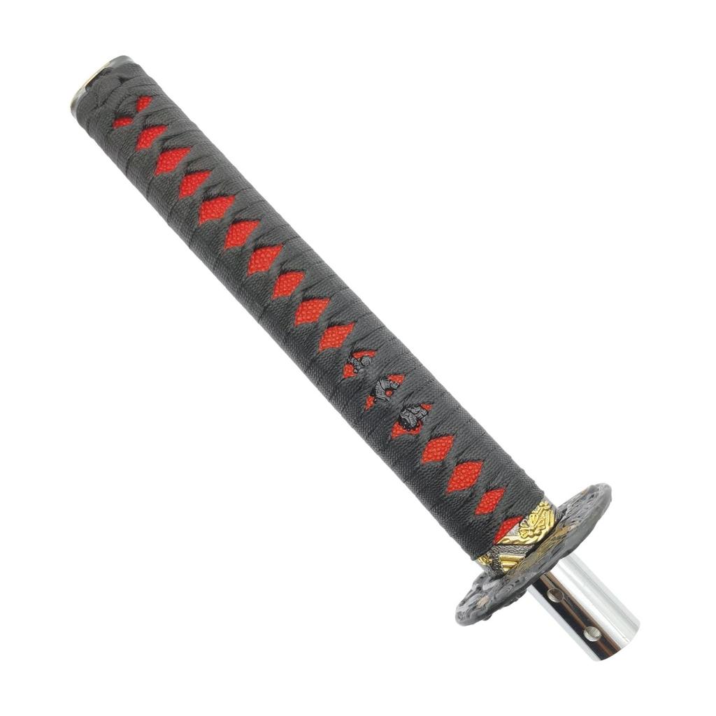 JINGLINGKJ Samurai Sword Shift Samurai Sword Gear Japanese Sword for Universal Custom Includes 4 Adapters and Knob, Knob, Shape, AT/MT Vehicles,