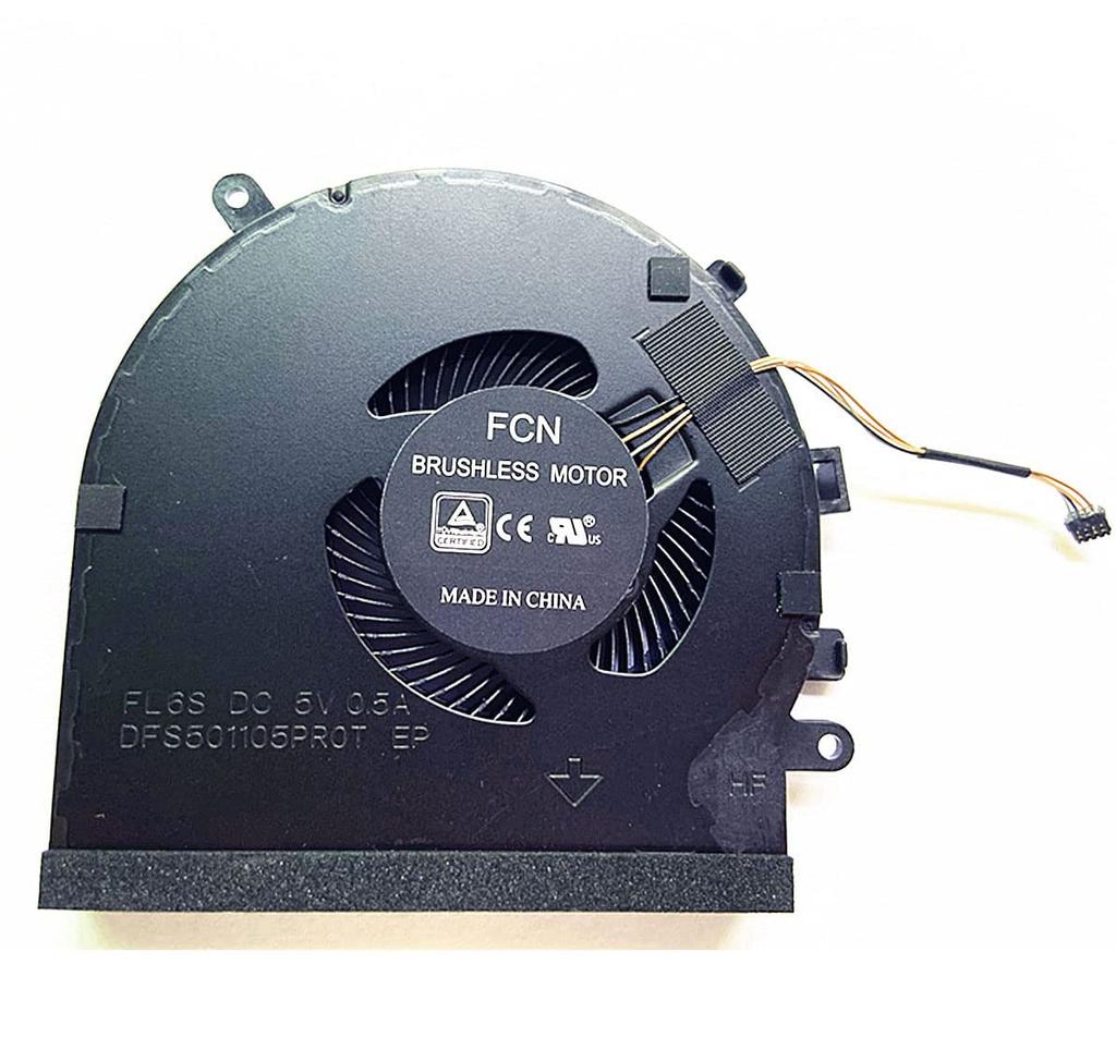MOQIAN CPU and GPU Cooling Fan Replacement for Razer Spirit Blade 15 GTX1060 Laptop Fan DFS501105PR0T DFS5K121142621 RZ09-027 RZ09-0270 RZ09-03009E97