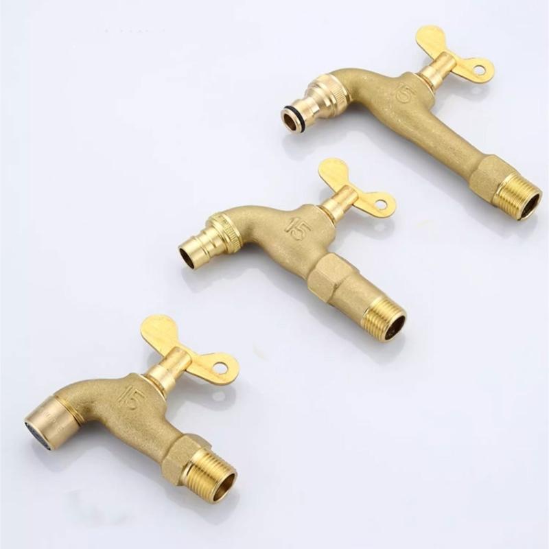 Heavy Gauges Lockable Ice Proof Water Spouts Outdoor Not -theft Sink Faucet for Residential Public Space Gardening