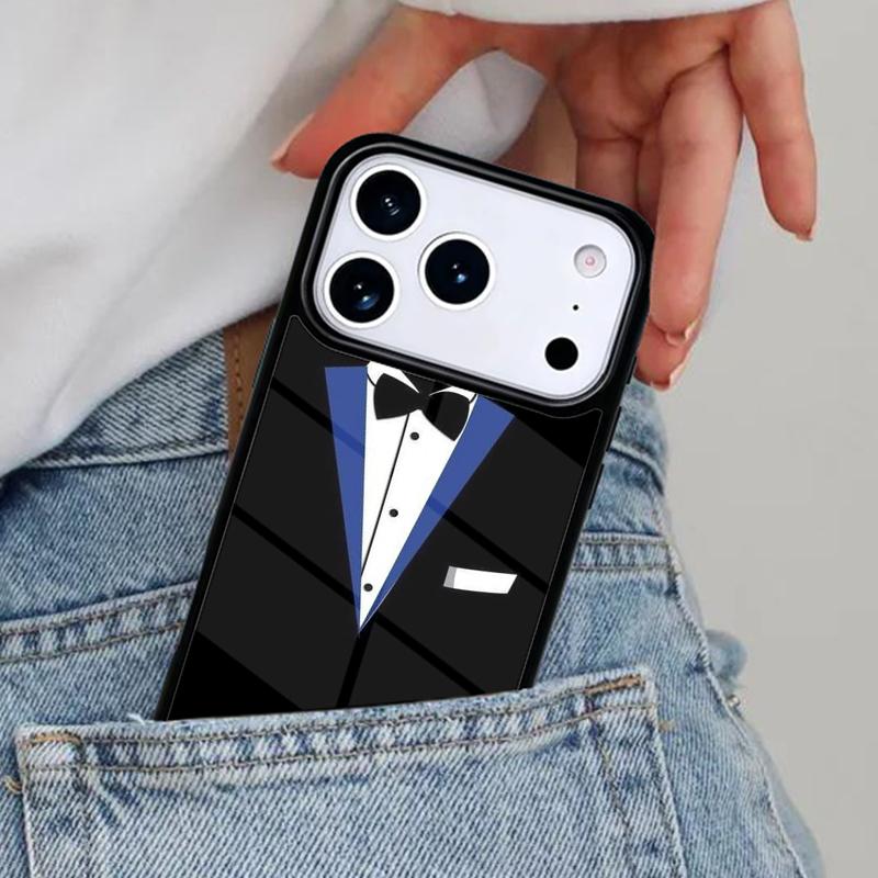 Cool Man Suit Shirt Tie Phone Case for iPhone 16e 15 14 13 12 17 Pro Max Plus Air 17pro Cover Coque iPhone 13 Pro