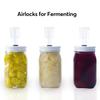 Compact Plastic Airlock Low-profile 2-piece Style Fermentation Simple Design Easy Cleaning For Wine Beer Fermented Foods