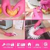 Fuchsia Nitrile Gloves Disposable Powder Free Household Cleaning Gloves for Kitchen Gardening Working Dishwashing Industrial
