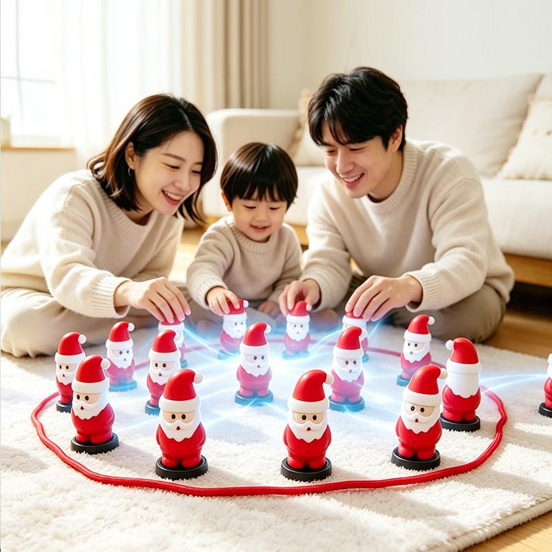 Christmas Figurines Magnetic Chess Game With Portable Design For Family Fun And Parentchild Interaction