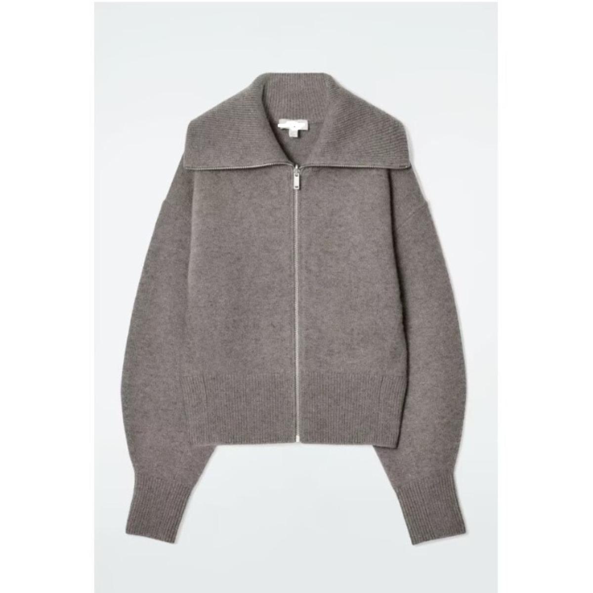 

VAYLA Ethereal Cos Зимний Новый Стиль Женская Повседневная Стандартная Посадка Приталенная Вязаная Куртка-Пилот S коричневый