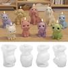 DIY Dog Candle Silicone Mold Cute 3D Animal Aromatherapy Candle Resin Mold Making Cute Gift Table Decorations