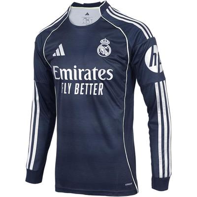 Real Madrid 25/26 Auswärts Fanversion Slim Fit Stilvoll Weich Langarm Fußballtrikot Herren Trikot JP3939