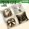 Home Decor Festive Christmas Patterns Cushion Covers Pattern Cushion Cover Suitable For Sofa Bedroom Car Pillow Cover