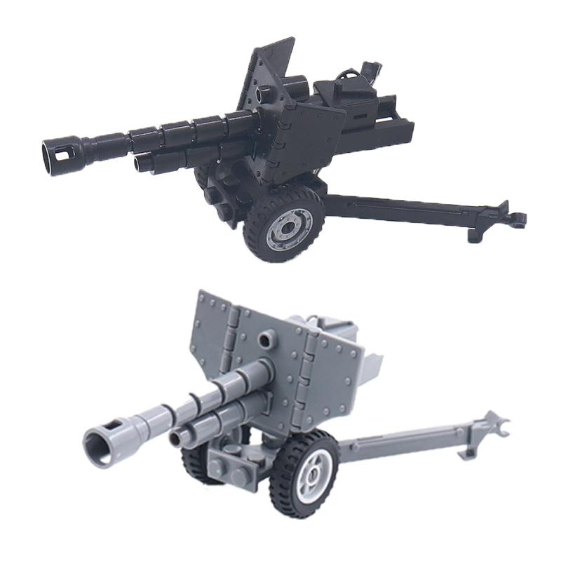 MOC Military Building Block Set Weapons War Army Accessories Soviet Army Characters Cannon Carts Launchers Tents Block Bricks Gift Presents Toy