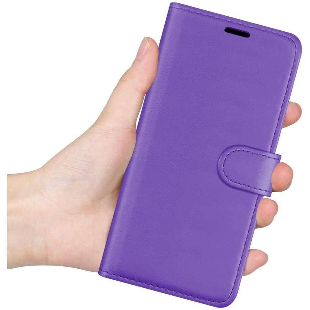 (Purple) Samsung Galaxy A03 Case Leather Wallet Phone Cover