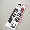 New 3D ABS Car Styling Logo C63S Badge Sticker Rear Trunk Emblem Decals For Mercedes Benz AMG C63S Auto Tail Accessories