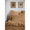 Drap housse 57 fils/cm² toutes dimensions - Orange - 140 x 190 cm