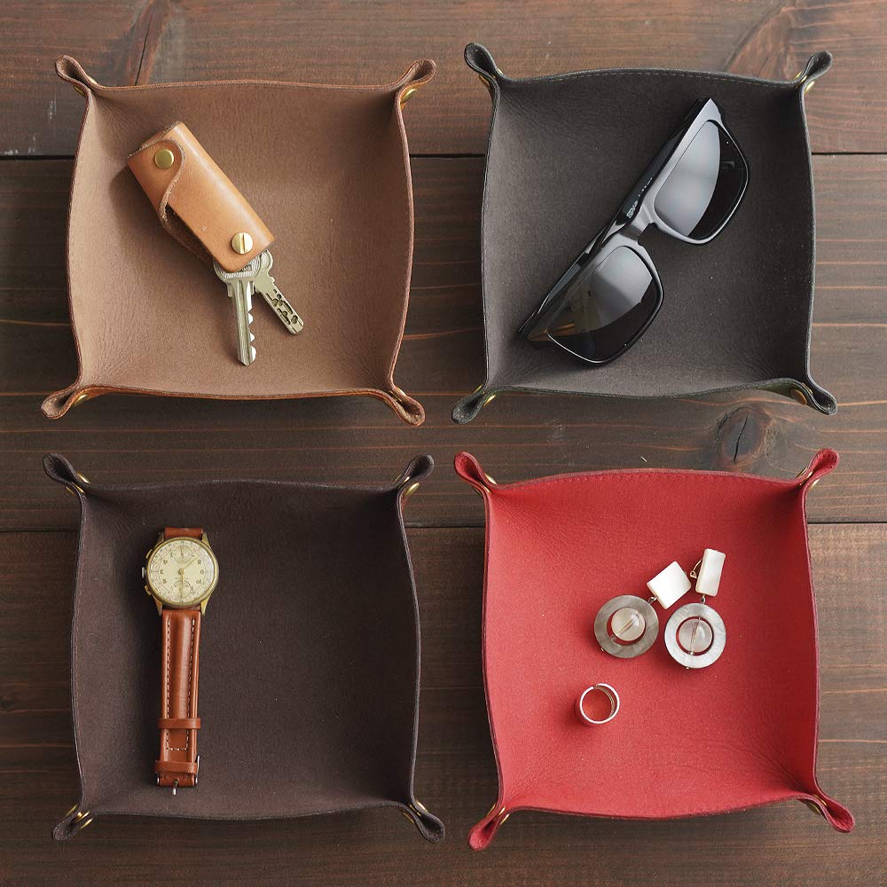 Nakota Colunaline Travel Leather Made In Japan with Tochigi for and Perfect for Business and Camel Tray, Leather, Eyeglasses, Money, Accessories,