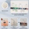 3Pcs Air Conditioner Wind Deflector Fan Self-adhesive Anti-Direct Blowing AC Windshield Baffle Fan Air Conditioning Wind Diverter Deflector Fan