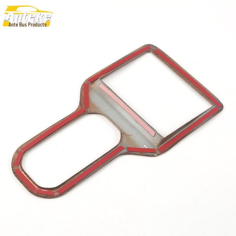 Electroplated Rear Cup Holder Decoration for 17-21 CRV – Third Row Armrest Frame Sticker