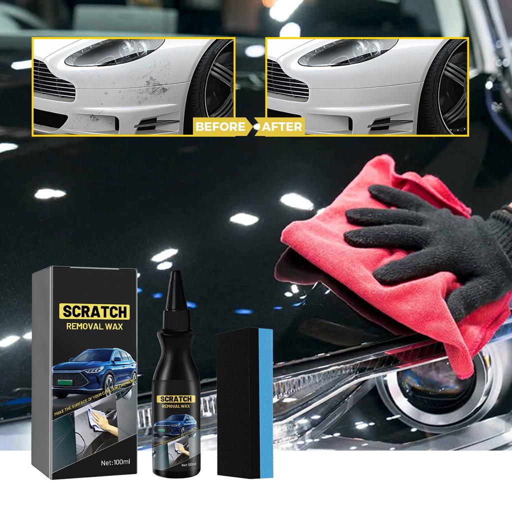 Car Scratch, Car Paint Scratch Balm, Car Scratch Sponge Set For All Car Paint 100ML