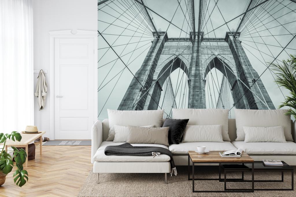 Photomural Brooklyn Bridge Washable Fleece 180x120