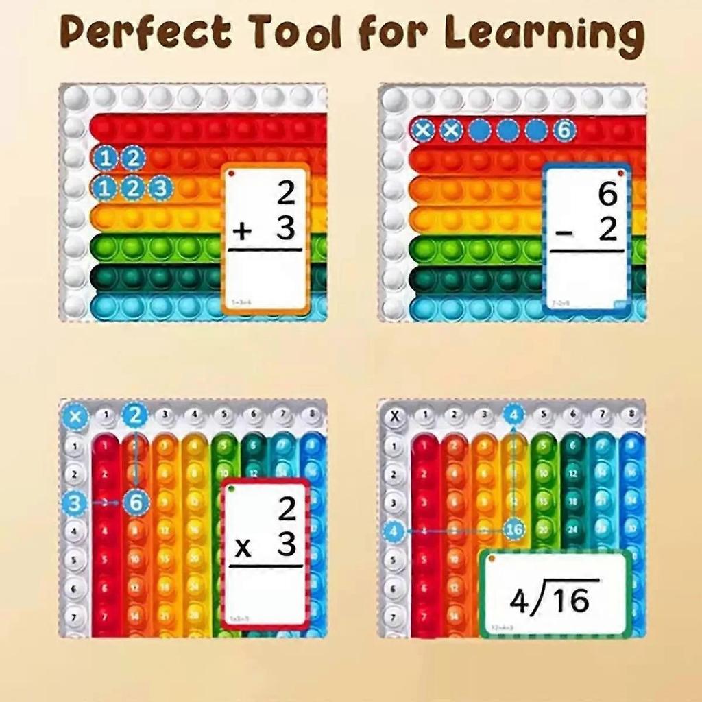 Mathe-Lernkarten Mathe-Brett, Multiplikations-Lernkarte Einmaleins-Tabelle, Mathe-Lernmaterialien Division