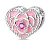 Charm Bead Charms Bead Copper Rose Daisy Violet Exquisite Flower Dangle Compatible With Bangle Bracelets Necklaces Do It Yourself Jewellery