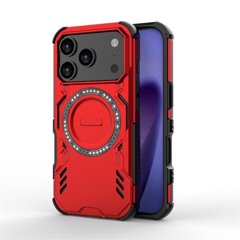 Armor Case For iPhone 17 Pro Magnetic Adsorption Wireless Charge Back Cover iPhone 17 Pro Max 17 Air Case For iPhone 17 Pro Case