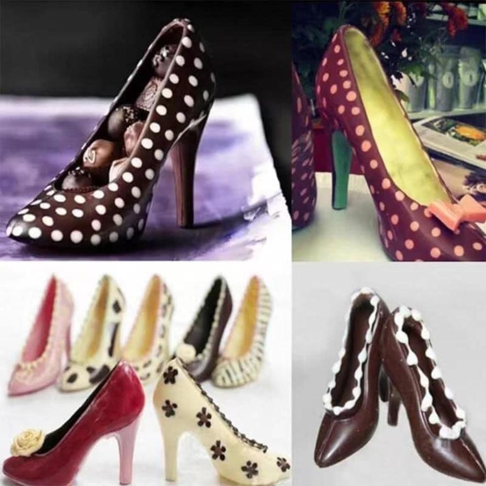 3D High Heel Shoe Silicone Mold For Fondant Chocolate Candy Jelly Sugar Art