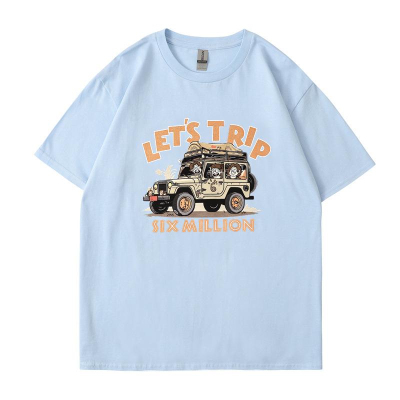 Sturniolo Triplets Let's Trip 6M Safari Hoodies Women Men Fashion Funny Casual  Y2Summer Cotton T-shirt
