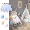Cute Nordic Cloud Stars Hearts Baby Cloth Wall Hanging Decor Gift Photo Props Decoration