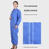 Unisex Long-Sleeved Cleanroom Workwear Set with Print and Embroidery Logo for Food Industry Hygiene