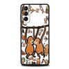 Affe Und Banane Handyhülle Cover für Samsung Galaxy S26 S25 S24 S23 S22 S20 S21 FE Ultra S25 Edge Plus 5G Weiche TPU Hülle Capas