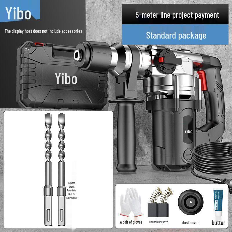 High Power Multi-Functional Electric Hammer & Impact Drill for Concrete - New Industrial Grade Model