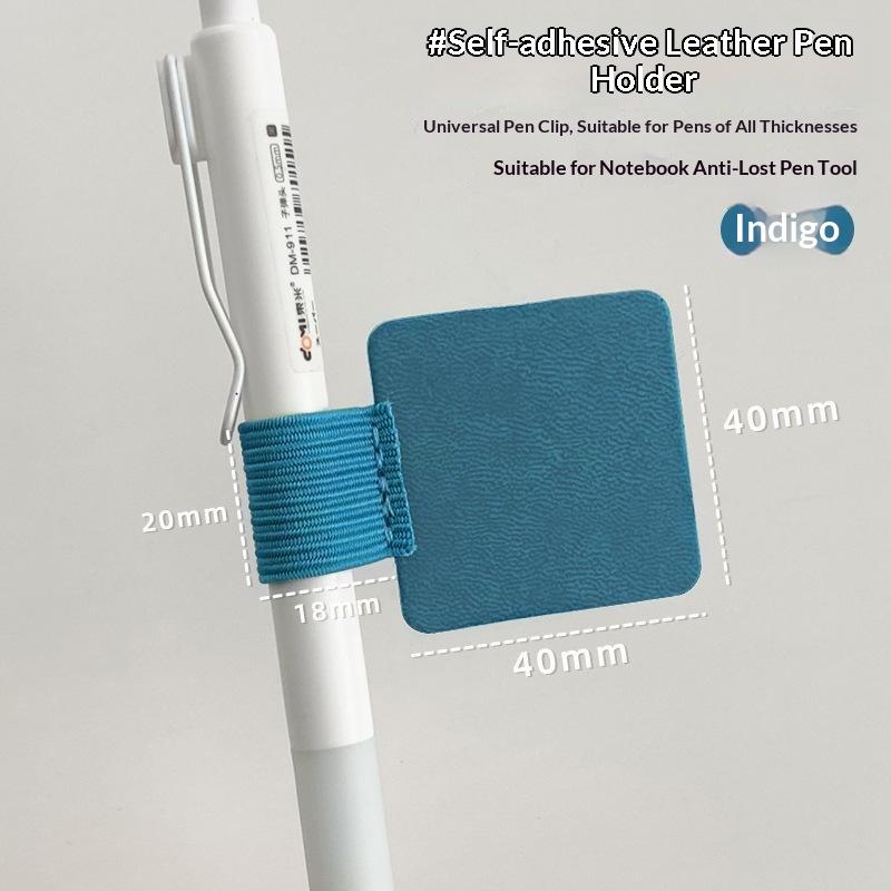 5/10Pcs Self-Adhesive Pen Clip Elastic Pen Loop Holder For Notebooks Journals Planners Accessories Office School Supplies