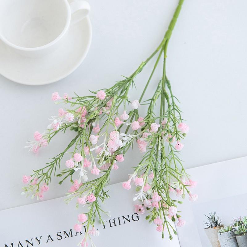 

Simulated Stars All Over The Sky Artificial Flowers Plant Gypsophila Wedding Bridal Bouquet Home Vase Table Garden Party Diy Pho розовый