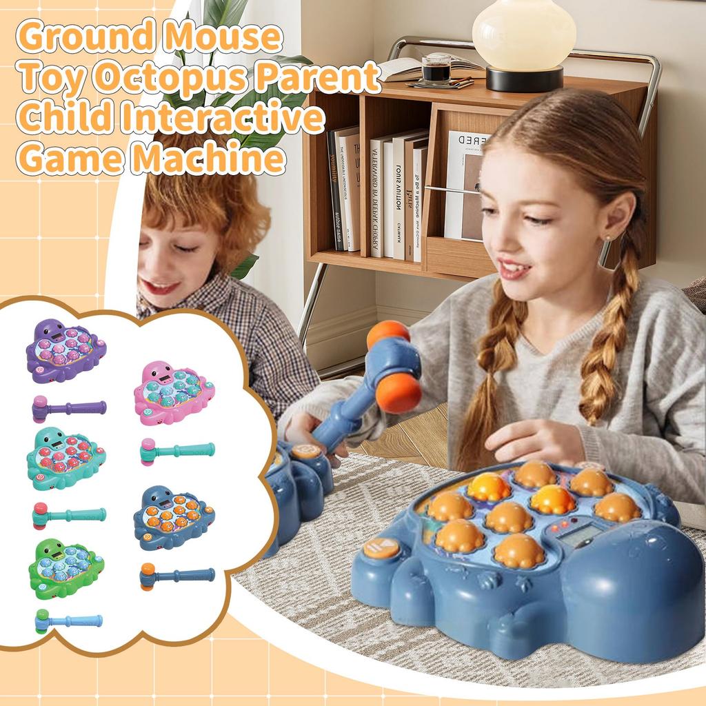 Hit-a-mole Toy Parent-child Interaction  Beat Early Education Game Machine
