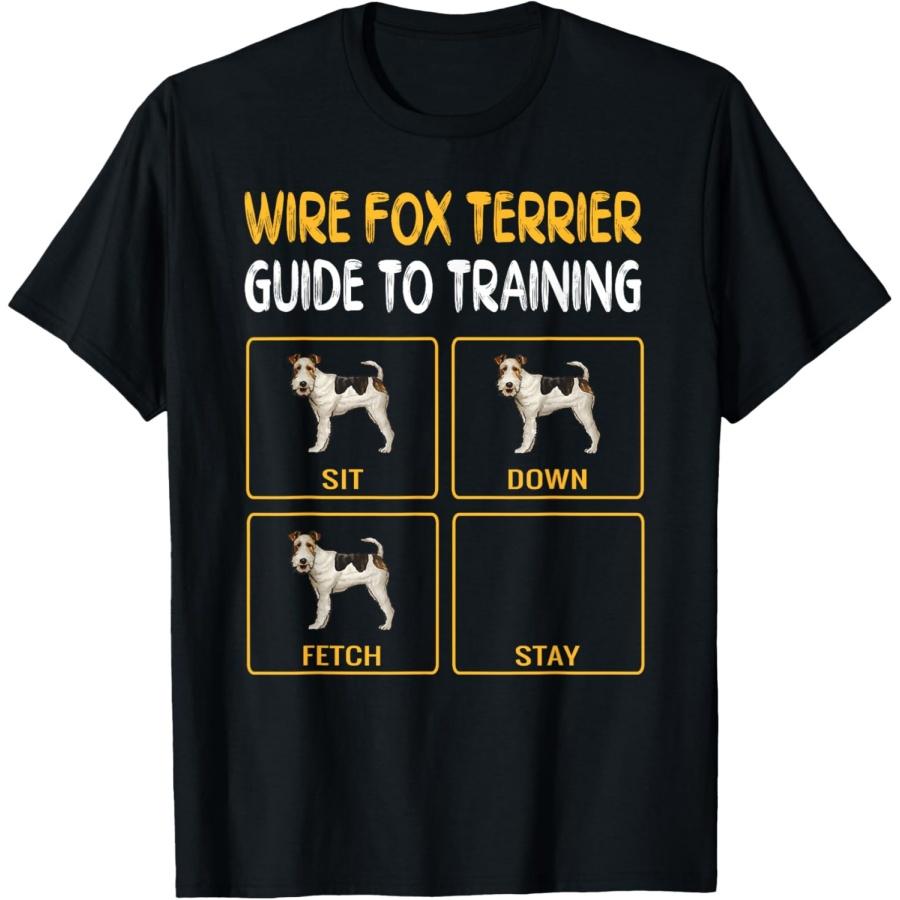 Wire Fox Terrier Guide To Training Dog Obedience Men Women Girls Kids T-Shirt XXXXXL чёрный