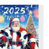 Kraví adventní kalendář 2025 24 dní odpočítávací kalendář do Vánoc s 2D akrylovými závěsnými ozdobami skotské vysočinské krávy Roztomilý kraví přívěsek na vánoční stromeček