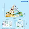 Paper Food Chain Pyramid Model Assembly Material Set Puzzle Toys For Children Educational Biology Set