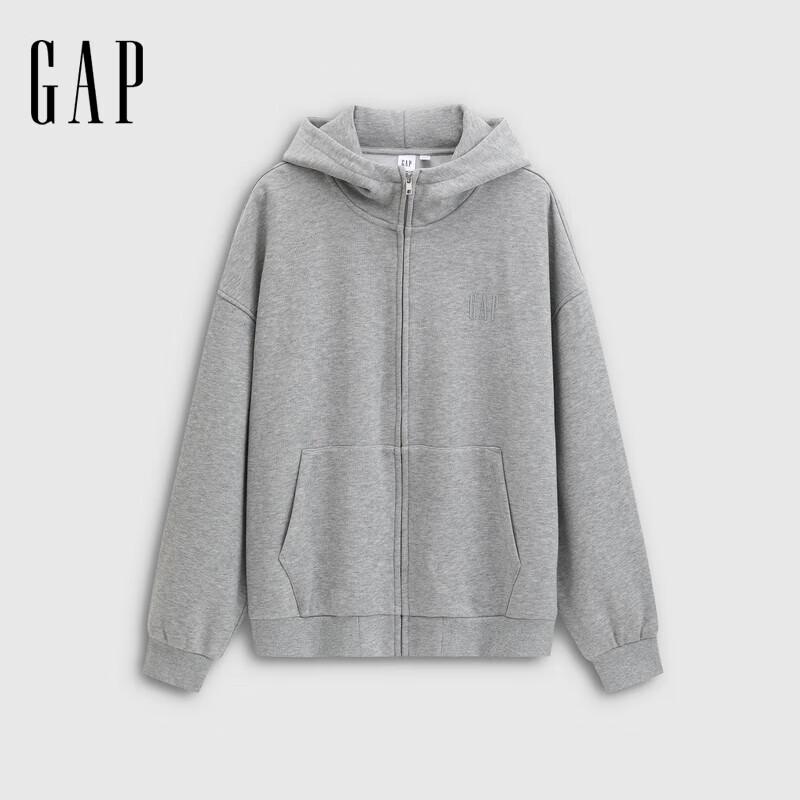 

Gap Unisex 2025 Autumn Faux Silver Fox Fleece Hooded Jacket 3XL