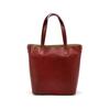Grote ruime leren schoudertas Shopperbag