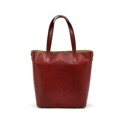 Bolso de hombro grande y espacioso de cuero Shopperbag