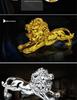Golden Leopard Car Perfume Ornament: Creative Center Console Decoration for Men