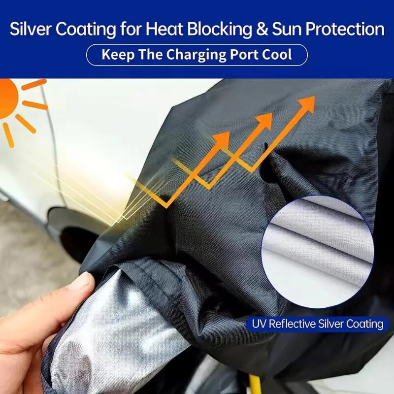 Copertura Magnetica per Porta di Ricarica EV - Durevole, Resistente alle Intemperie, ai Raggi UV e alla Neve, Isolante Termico per Veicoli Elettrici