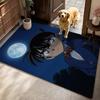 Detective Conan Mystery Adventure Theme Rug Absorbent Nonslip Carpet For Living Room Coffee Table Home Party Decor Gift For Friends