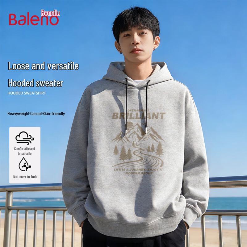 Sweat à capuche lourd pour homme Baleno