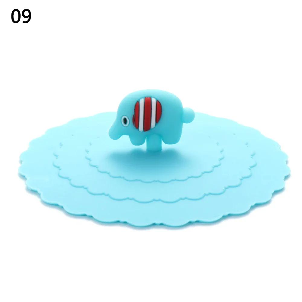 New Reusable Cap Leakproof Suction Cup Cover Silicone Cup Cover Dustproof